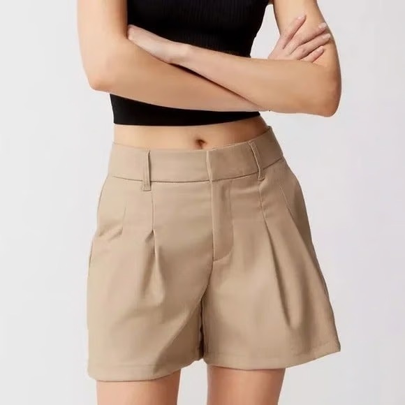 Zara Pants - Zara Classic Tan Beige Short size Small
